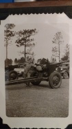 Art Rettammel, 121st Field Artillery, WWII in training 1941